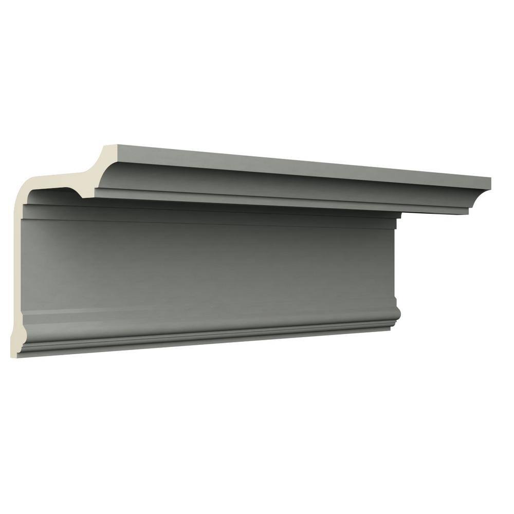 Chloe 96" Gray Polyurethane Crown Moulding