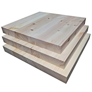 1 in. x 1-1/4 ft. x 1-1/4 ft. Allwood Pine Project Panel (Pack of 3)