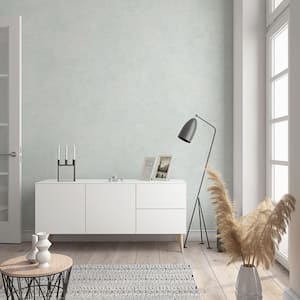 Flora Collection Grey Plain Texture Pearlescent Finish Non-Pasted Vinyl on Non-woven Wallpaper Sample