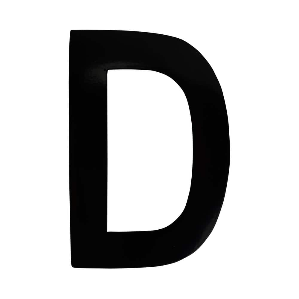 Wrought Iron House Letter D