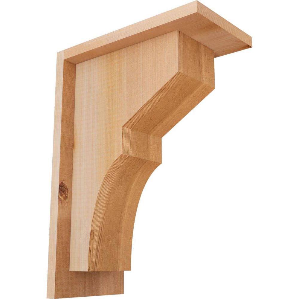 5-1/2 in. x 10 in. x 14 in. Western Red Cedar Monterey Smooth Corbel with Backplate price history on PriceWatchPro