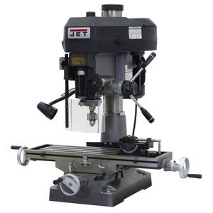 2 HP Milling/Drilling Machine with R8 Taper and Worklight, 12-Speed, 115/230-Volt, JMD-18