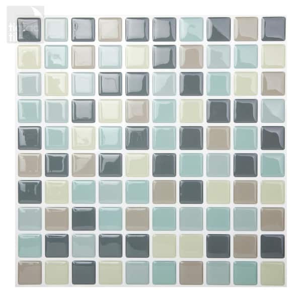 adhesive wall tiles home depot