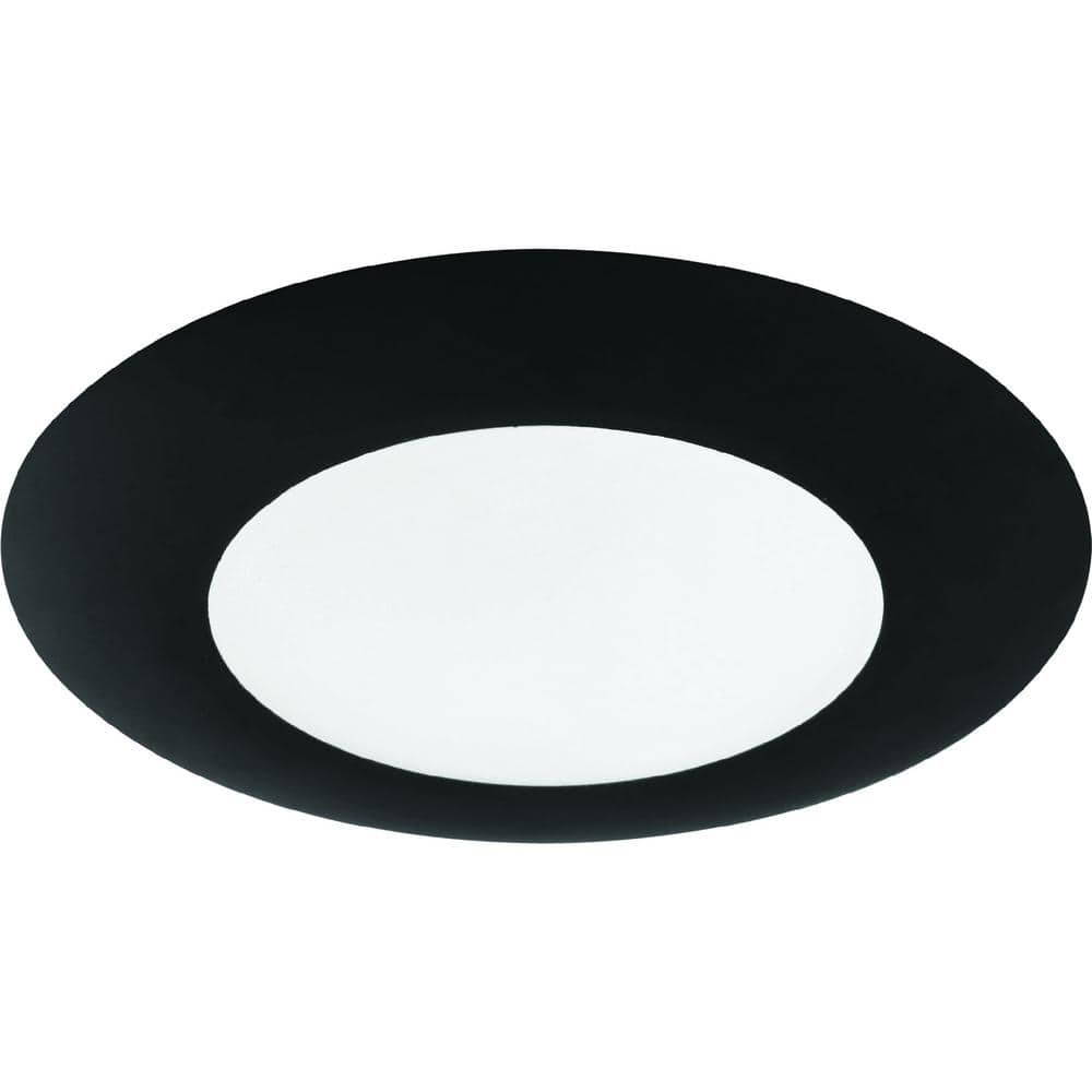 1-Light Integrated LED Indoor/Outdoor Black Surface Mount or Wall Mount with Sealed Frosted Polycarbonate Lens Cover price history on PriceWatchPro