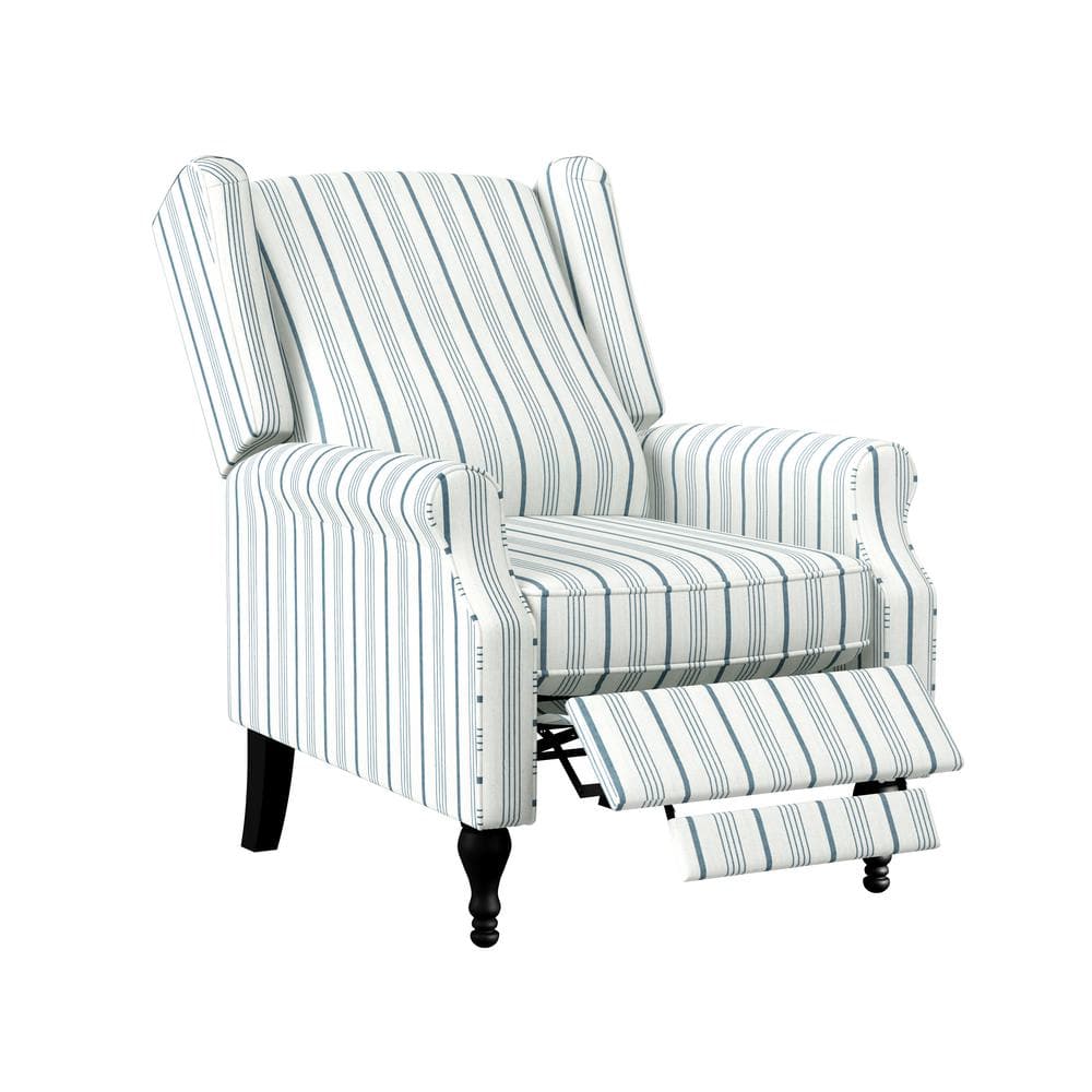 ticking stripe recliner