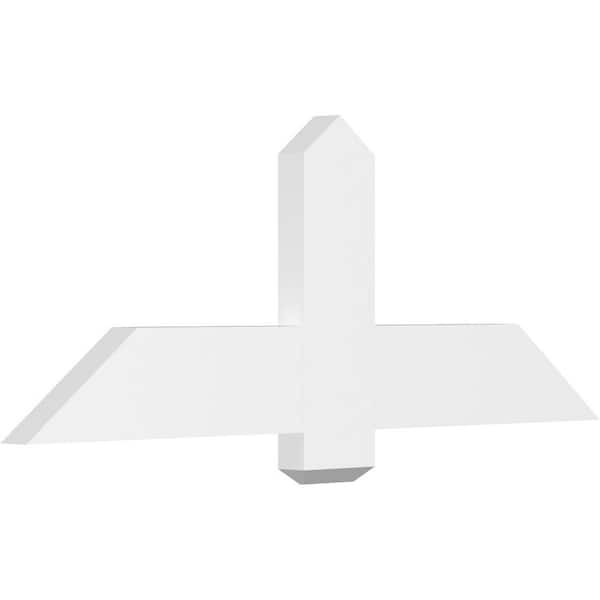 Ekena Millwork Eugene 48 in. W x 18 in. H x 2 in. D Signature Polyurethane Bracket