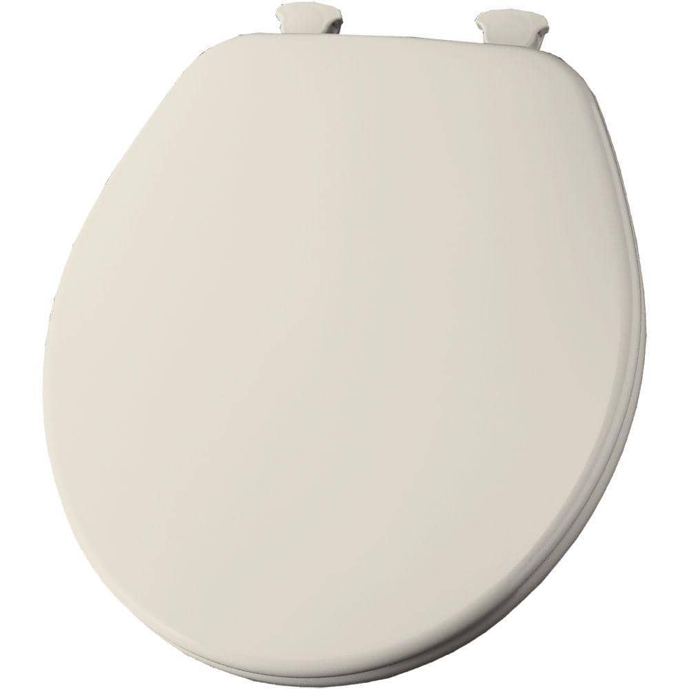 Church Round Closed Front Toilet Seat in Biscuit 540EC 346 The Home Depot