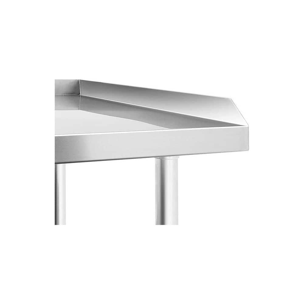 Heavy Duty Stainless Steel Equipment Stand with Undershelf, 36" Length