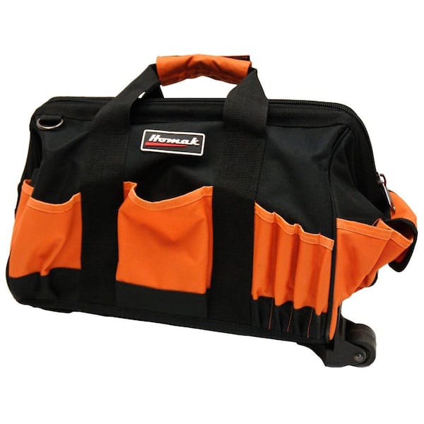 Homak 15 in. Tool Bag with 22-Pocket and Pull Handle