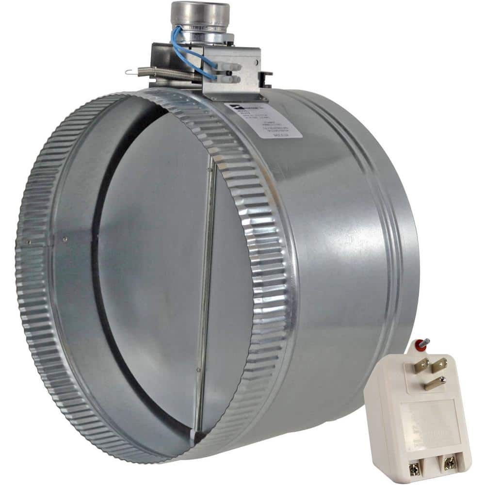 Suncourt 12 in. Motorized Adjustable Damper, Closed ZC212 The Home Depot