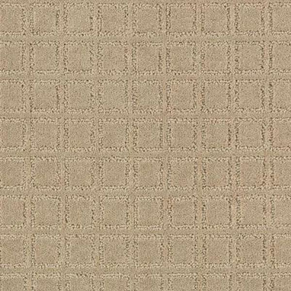 Lifeproof Carpet Sample - Seafarer - Color Taupe Treasure Pattern 8 in. x 8 in.