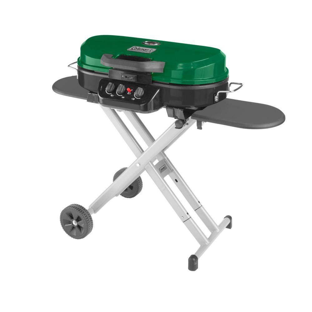 Coleman Green Portable Propane Gas Grill with Stand