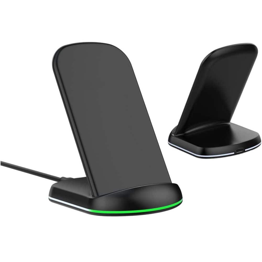 10W Max Wireless Charging Stand Compatible with IOS and Android in Black price history on PriceWatchPro