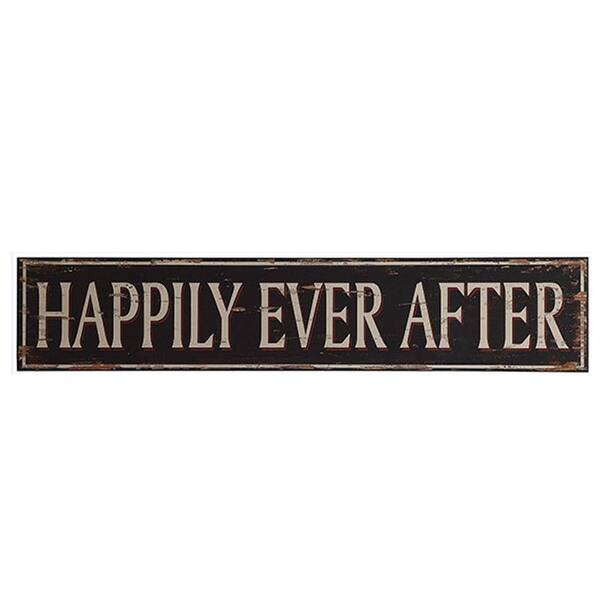 3R Studios 10 in. H x 50 in. W "Happily Ever After" Wall Art