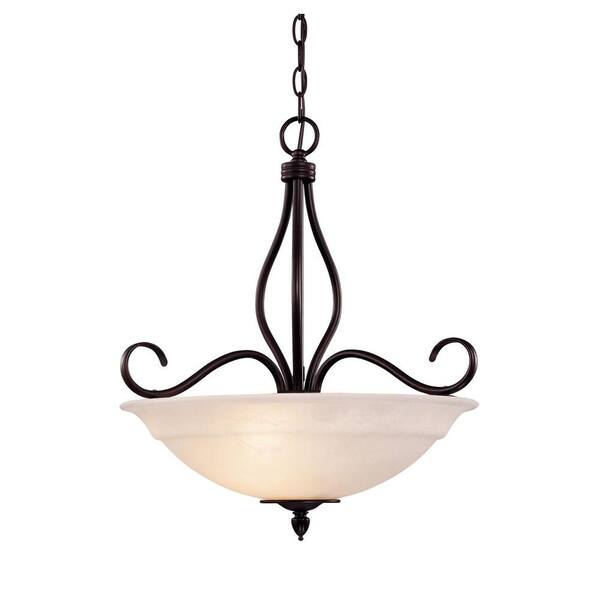 Illumine 3-Light English Bronze Oxford Pendant