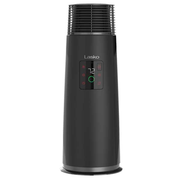 Lasko 1500-Watt 24 in. Black Electric Tower Ceramic Full
