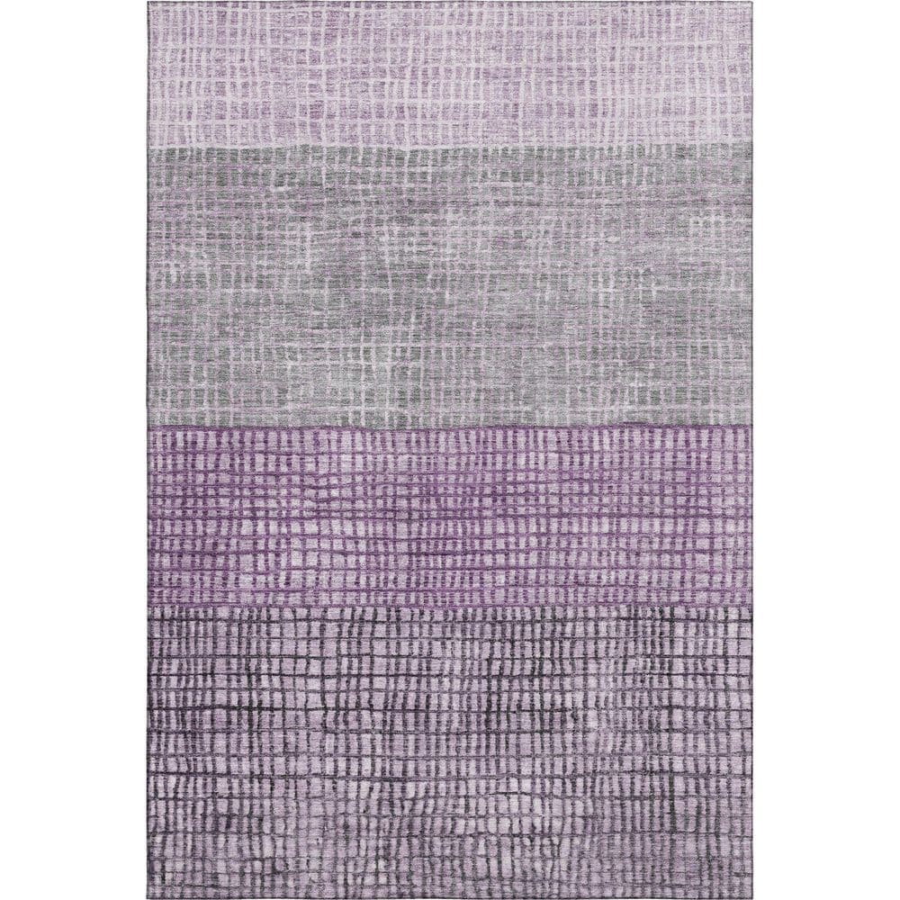 Mayfield Premium Machine Washable Abstract AMF1831 Plum 8 ft. x 10 ft. Area Rug price history on PriceWatchPro