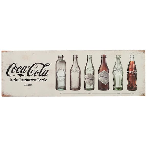Open Road Brands Coca-Cola Evolution Embossed Tin Sign