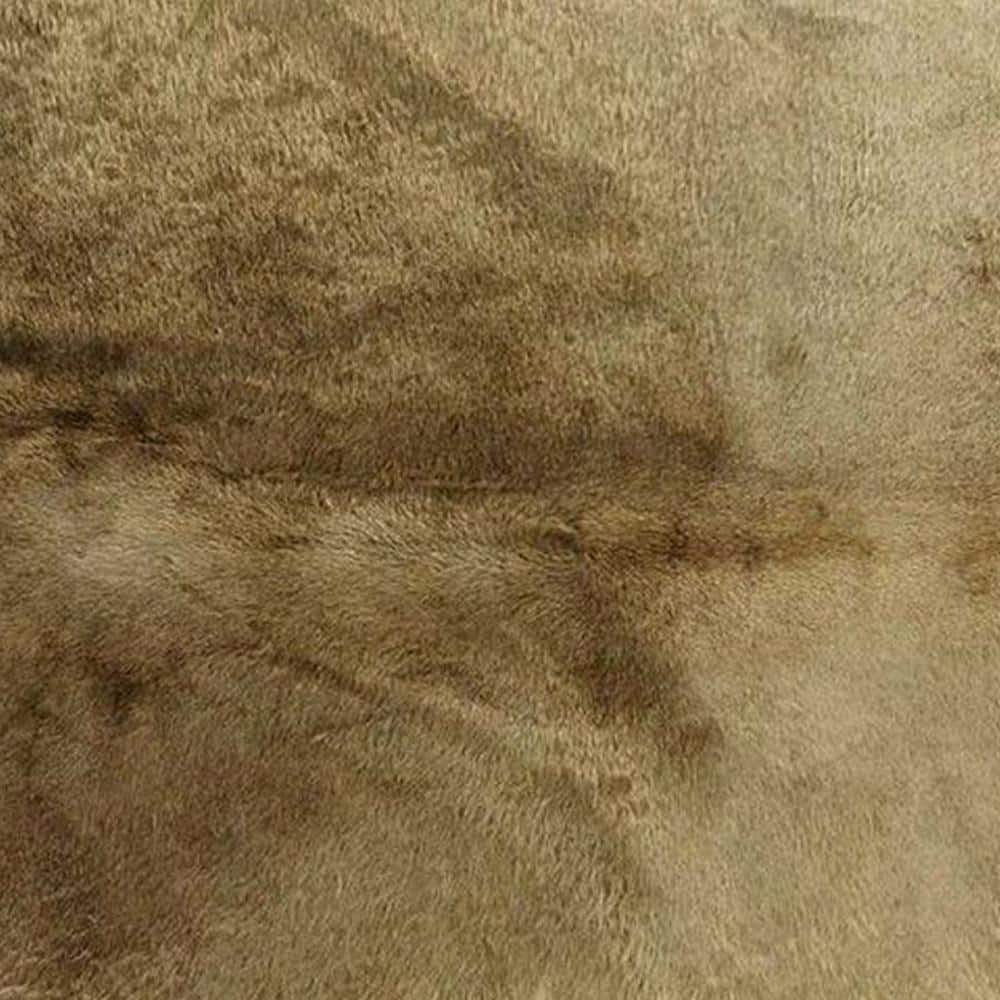 Taupe Brazilian Cowhide 5'x7' Handmade Area Rug