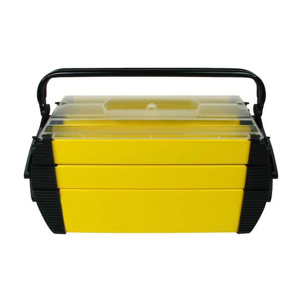 Stalwart 18 in. Deluxe Steel and Plastic Tool Box