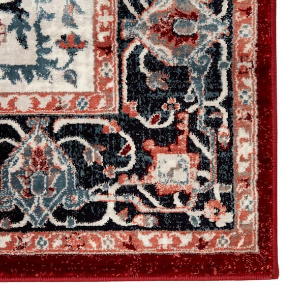 Industrial Red 5x7 Rug, 163-11999-57