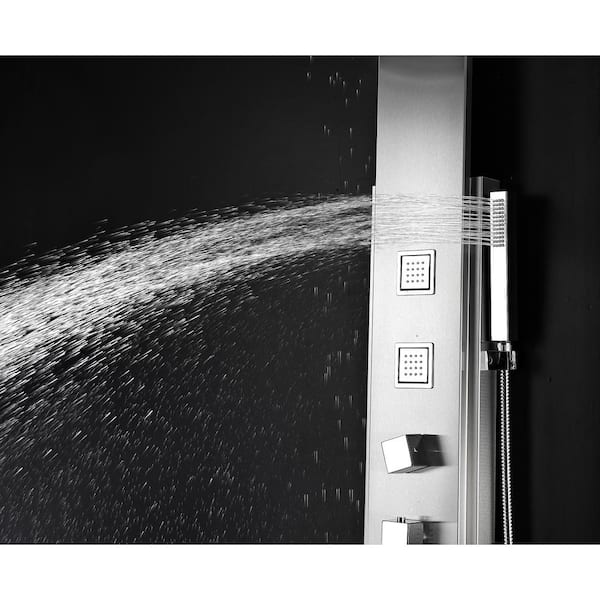 ANZZI VISOR Series 60 in. 4-Jetted Full Body Shower Panel System
