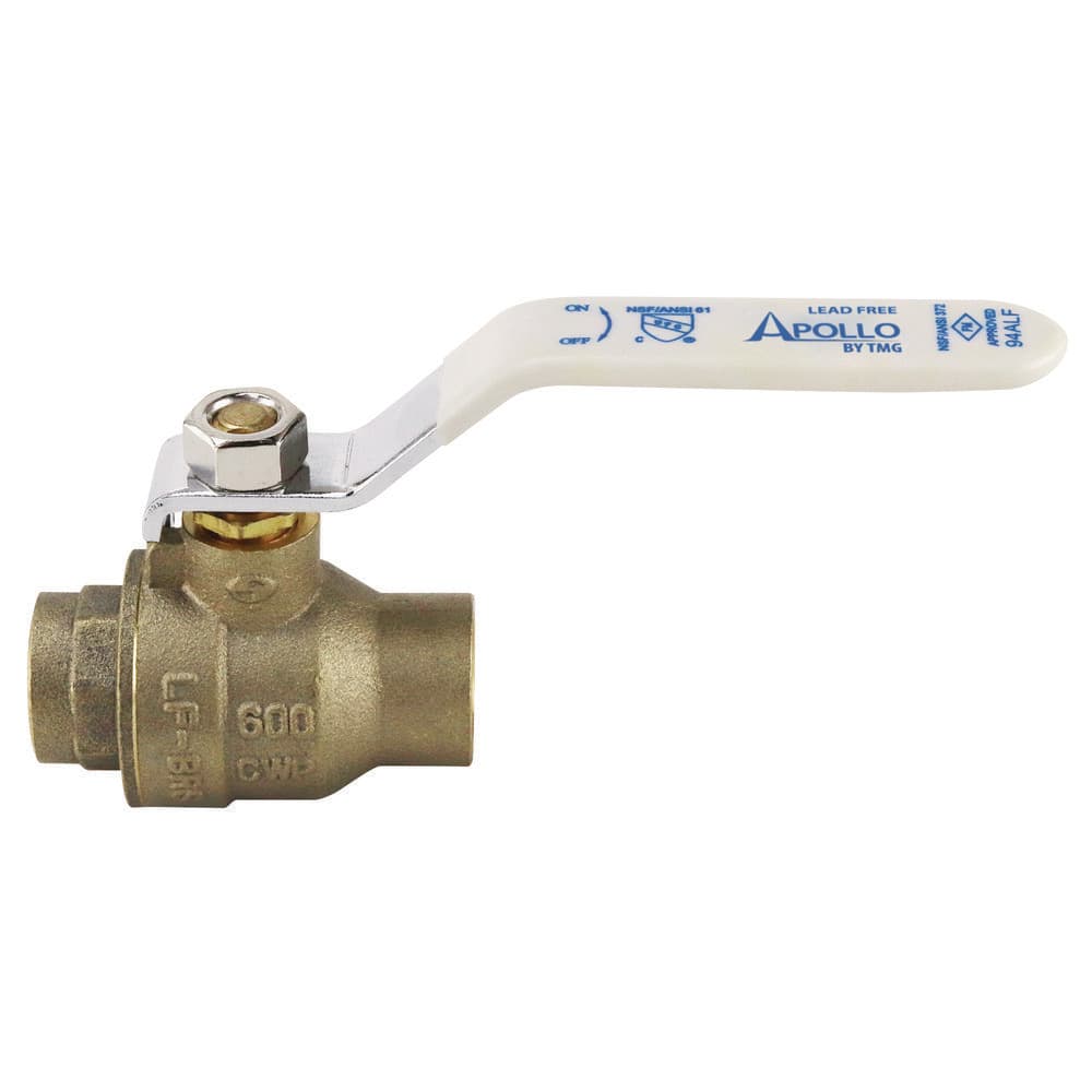 1/2 in. Lead Free Brass SWT x SWT Ball Valve price history on PriceWatchPro