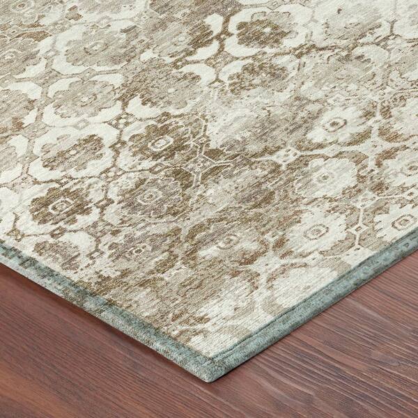 Chantille Machine Washable Indoor/Outdoor Abstract ACN2786 Beige 8 ft. x 10 ft. Area Rug