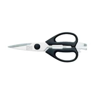 Deluxe Stainless Steel Kitchen Shears in Black