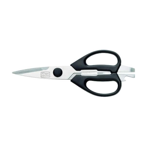 Chicago Cutlery Deluxe Stainless Steel Kitchen Shears in Black