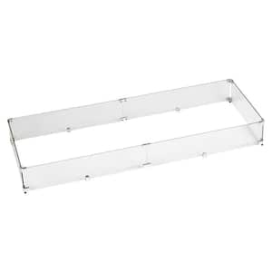 53.5 in. x 19.5 in. Tempered Glass Flame Guard