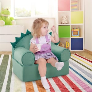 Green Fabric Armchair (Set of 1)