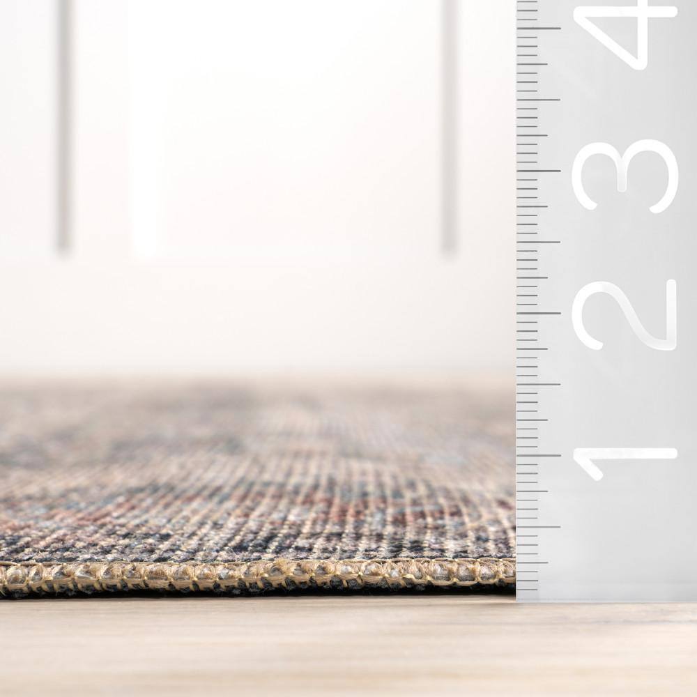 Hillstone Blue Rectangular Vintage Medallion Area Rug