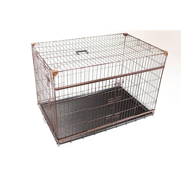  Dwell Series 48 in. Crate with Sliding Door - Bronze Finish