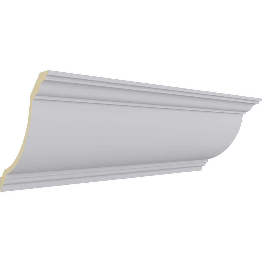Claremont White Polyurethane Crown Moulding 94.5" Length