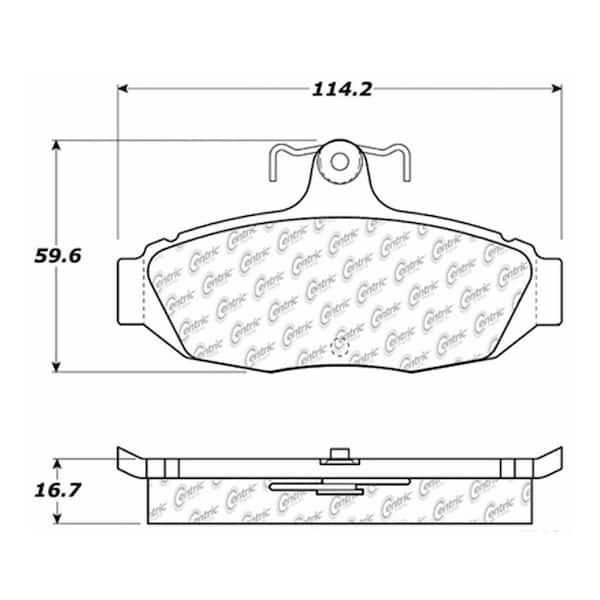 Centric Parts Disc Brake Pad Set