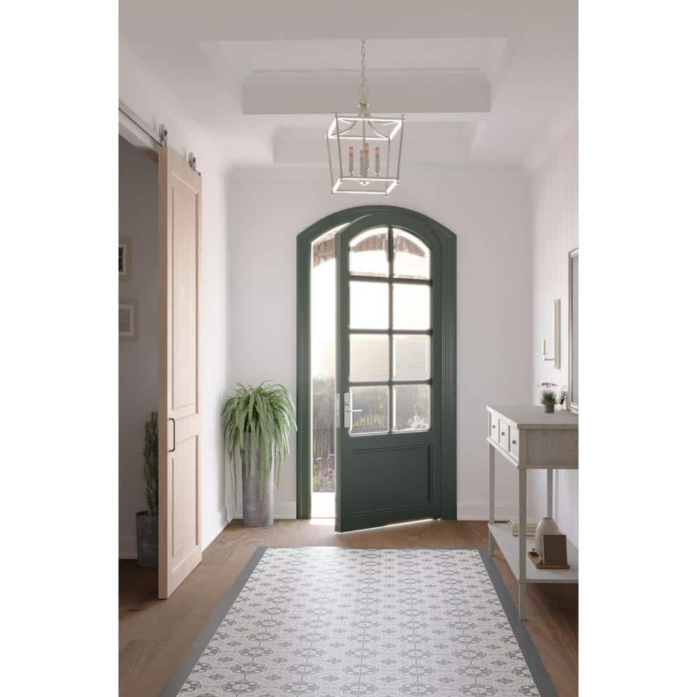 Parkhurst Brushed Nickel 4-Light Lantern Pendant