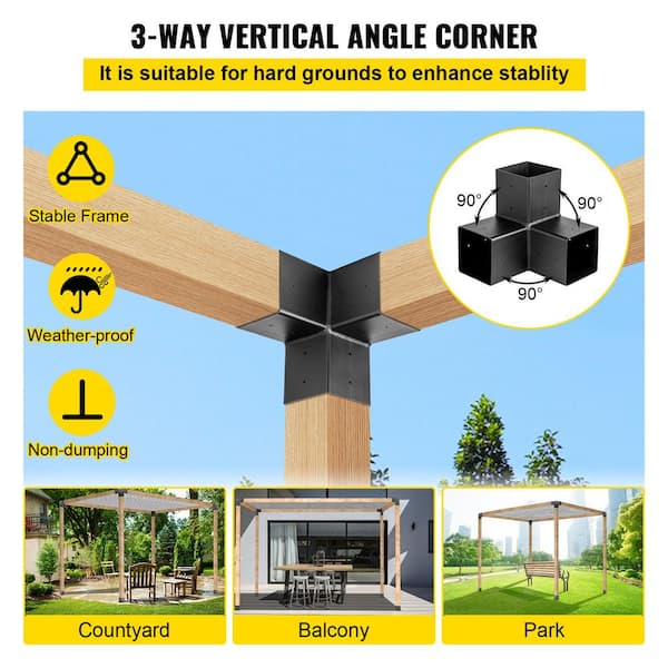 Joist Hanger Tab Connectors 6″- 8″ – LS (6 pack) - Pergola World