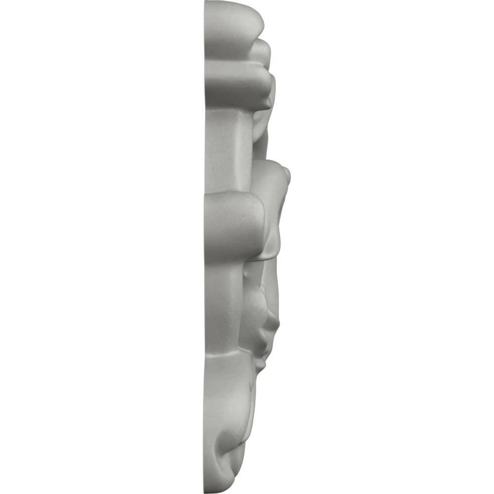 Primed Polyurethane Leaf Scroll Architectural Onlay