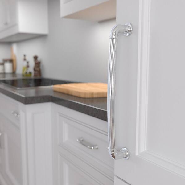 128 Mm Center-to-Center Brushed Gold Square Dominique Cabinet Bar Pull...