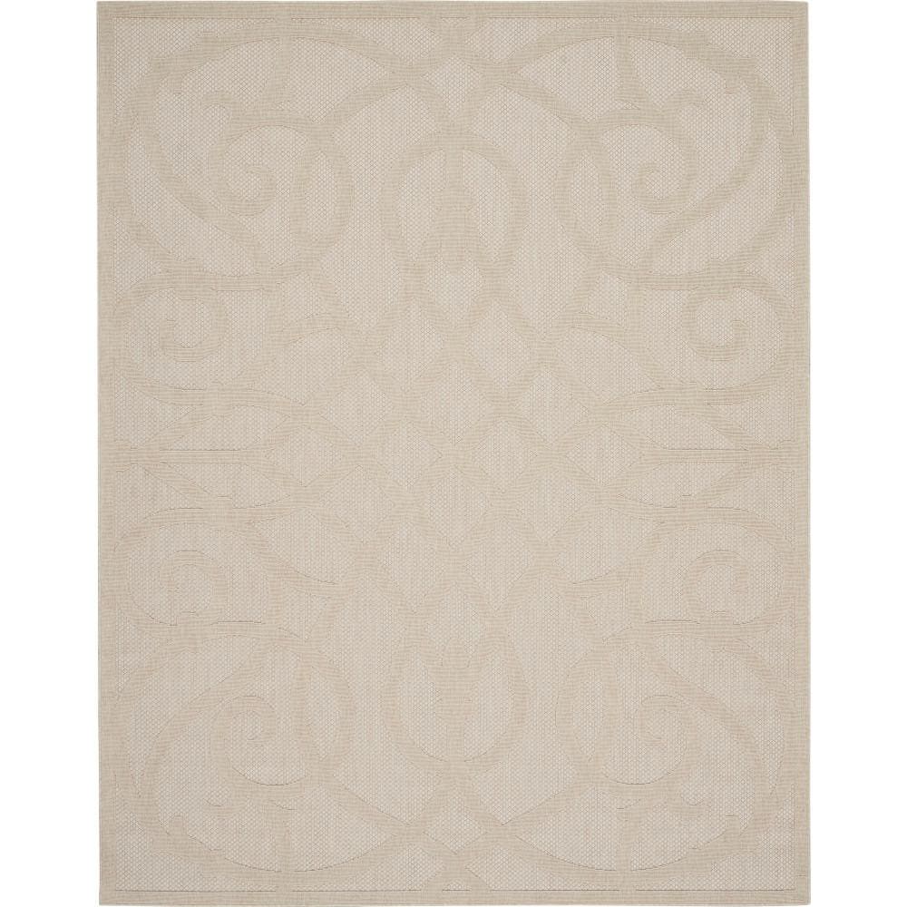 Home Decorators Collection Palamos Cream 8 ft. x 10 ft. Geometric ...