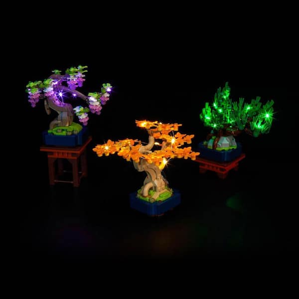 Artificial Bonsai Tree LED Lighting Kit in Container, Compatible