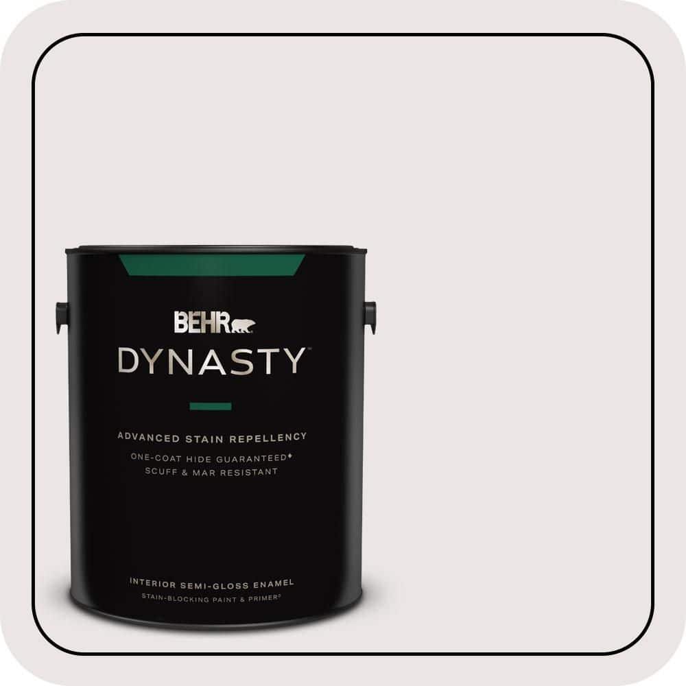 1 gal. #PPL-53 Soft Violet Semi-Gloss Enamel Interior Stain-Blocking Paint & Primer price history on PriceWatchPro