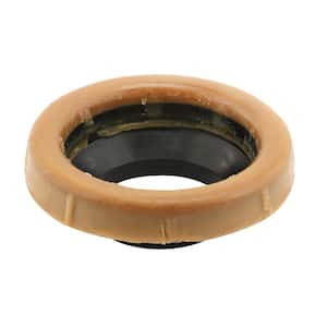Universal Toilet Wax Rings, Includes Black Rubber Funnel (6-Pack)
