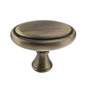 Candiac Collection 1-9/16 in. (40 mm) x 15/16 in. (24 mm) Antique English Traditional Cabinet Knob
