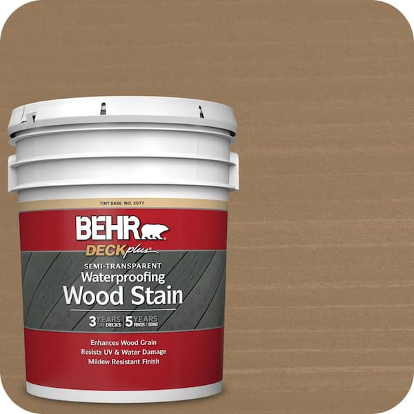 5 gal. #ST-365 Cape Cod Gray Semi-Transparent Waterproofing Exterior Wood Stain