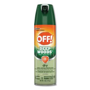 4 oz. Aerosol Deep Woods Dry Insect Repellent, Neutral
