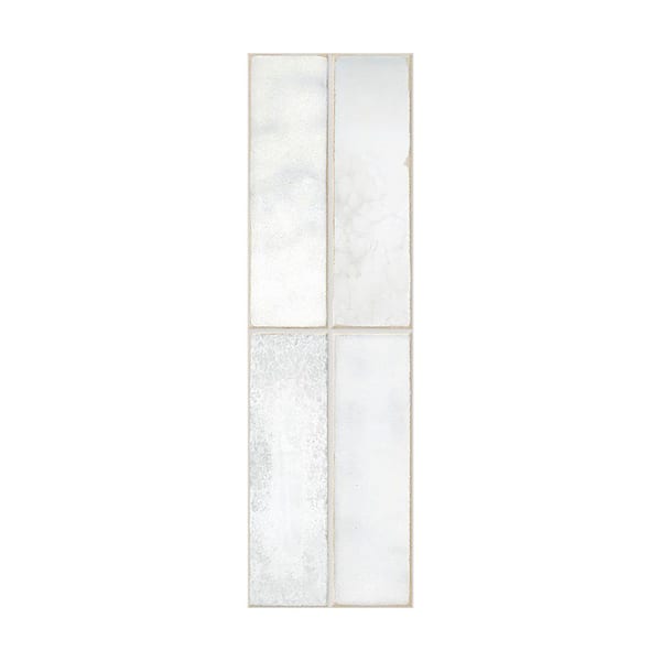 Spanish Artis 4 in. x 12 in. x 9mm Glazed Porcelain Wall Tile Clay-Sample