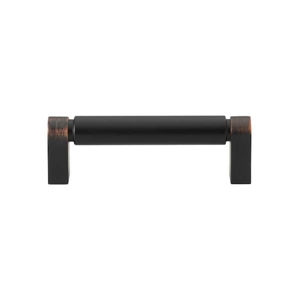 GLIDERITE 3-3/4 in. Center to Center Oil Rubbed Bronze Smooth Bar Pull - 4787-96-ORB