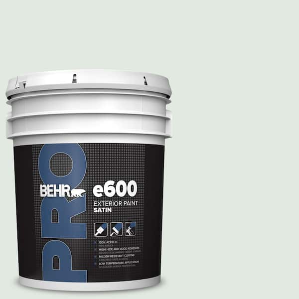BEHR PRO 5 gal. #PPL-56 Winter Veil Satin Exterior Paint